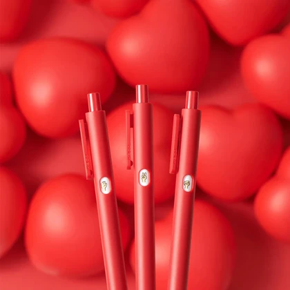 خودکار ژله‌ای مشکی کاکو KACO مدل PURE K105 بسته 10 عددی