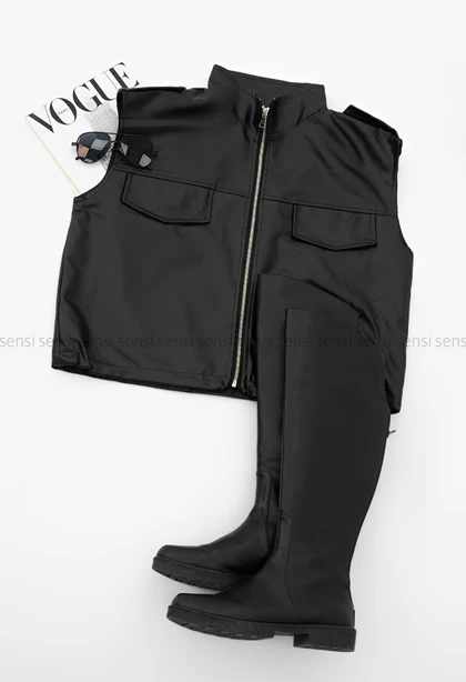 وست چرم آستر دارجیب نما کد1004934