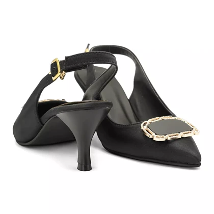 کفش مجلسی زنانه پاشنه‌دار 5 سانت مدل 400946 _ sandal valentino