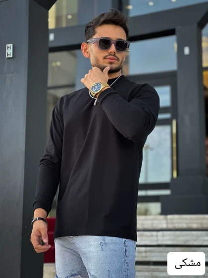 تیشرت آستین بلند سون _ کد 2027