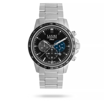 ساعت مچی مردانه لاکسمی بند استیل نقره ای کد Laxmi 8181/1