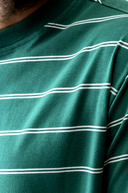 تیشرت آستین کوتاه راه راه مردانه