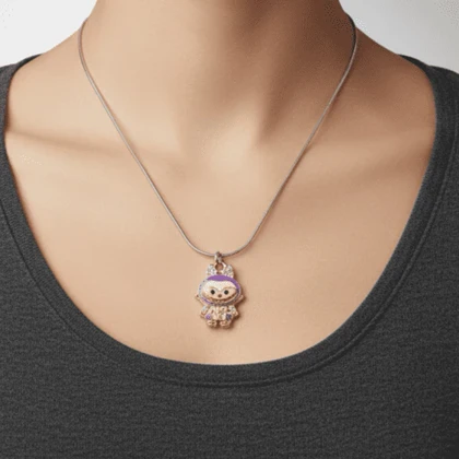 گردنبند زنانه مدل لبوبو