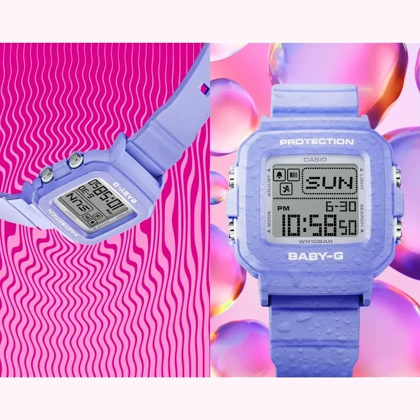 ساعت مچی دیجیتال زنانه کاسیو Casio مدل BGD-10KH-4DR ضد ضربه