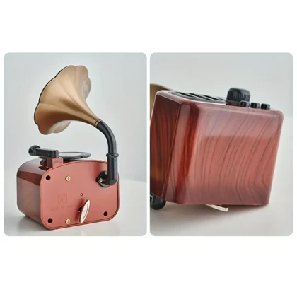 جعبه موسیقی مدل گرامافون موزیکال کوکی