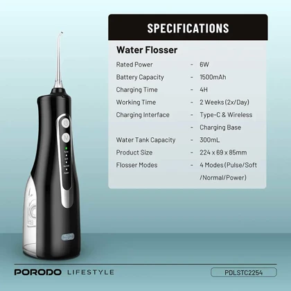 مسواک برقی و واتر جت پورودو Porodo PDLSTC2254
