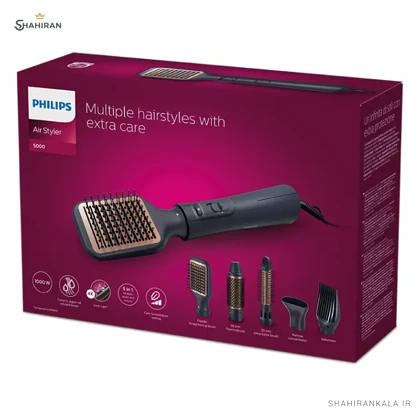 سشوار برس دار حالت دهنده فیلیپس مدل PHILIPS BHA530