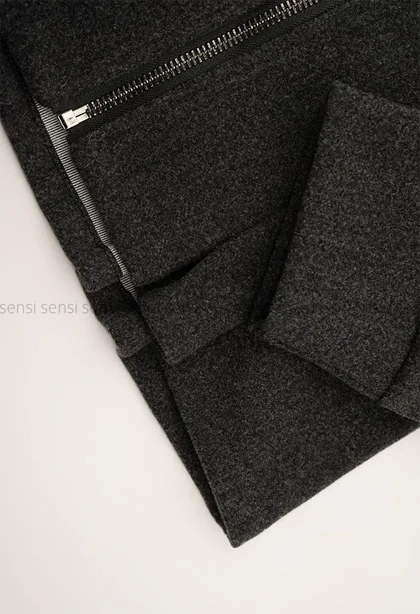 کت فوتر جلو زیپ پیله کد1004479