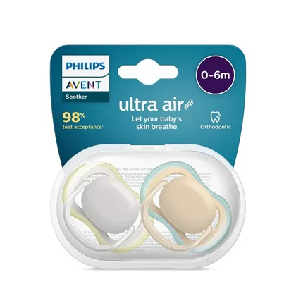 پستانک اونت اولترا ایر 0 - 6 ماه تکی مدل SCF085/15