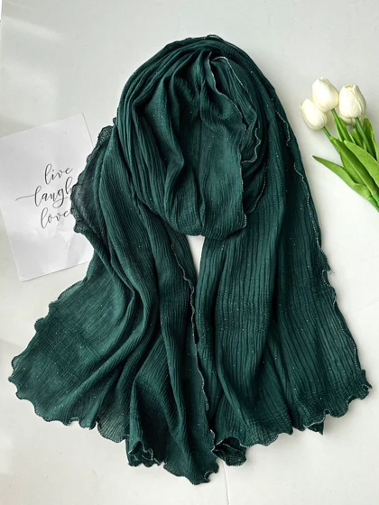 شال پلیسه زیپی