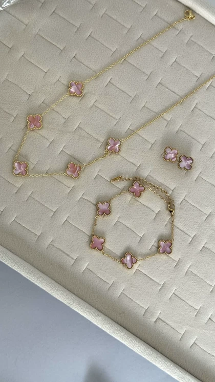 ست ونکلیف صورتی صدفی