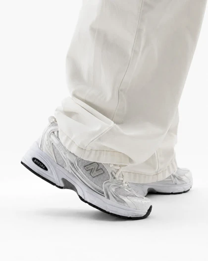 کتانی مردانه مدل نیوبالانس 530 سفید طوسی (کیفیت درحد مستر) New Balance