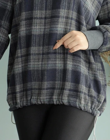 هودی ترکیبی چهارخونه