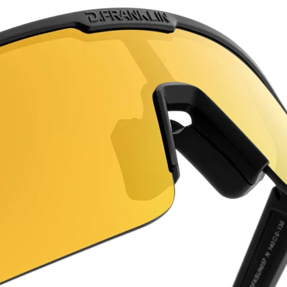 عینک آفتابی دی فرانکلین مدل D.franklin WIND FIFTY / BLACK - GOLD
