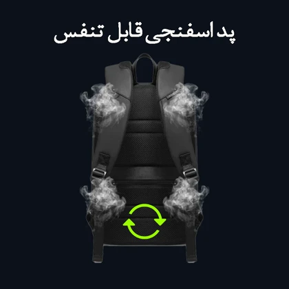 کیف کوله پشتی لپ تاپ 15.6 اینچی اورجینال بنج BANGE 7261