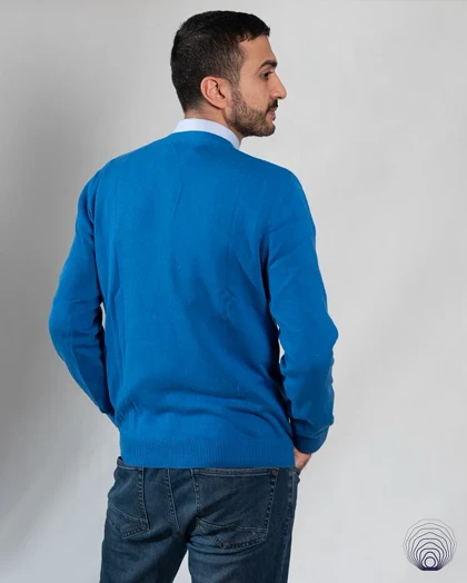 پلیور یقه هفت مردانه U.S.Polo Assn – فیت راحت و کلاسیک آمریکایی کد 17479
