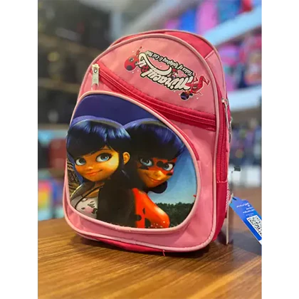 کوله پشتی مدرسه طرح دار چند زیپ(پیش دبستانی)