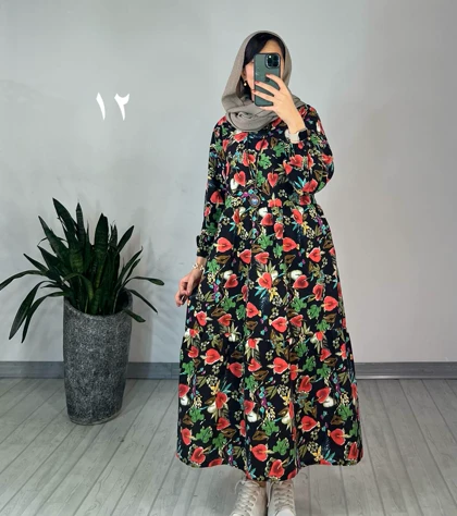 پیراهن مانتویی نرمینه 2