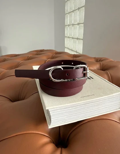 کمربند زنانه ترک وارداتی- سگک نقره ای- در چهار رنگ