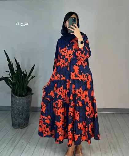 پیراهن طرحدار مزونی39