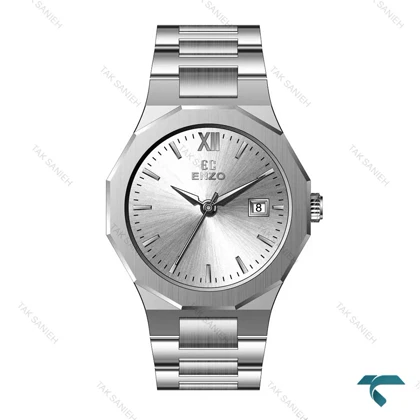 ساعت انزو زنانه EC-610AELاستیل سیلور تک موتوره Enzo-8071-L