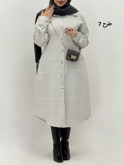 3564-مانتو پاییزه شایلین