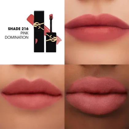 رژ لب مایع مخملی مات با افکت محو و آبرسان YSL The Inks Blur (Encre à Lèvres)