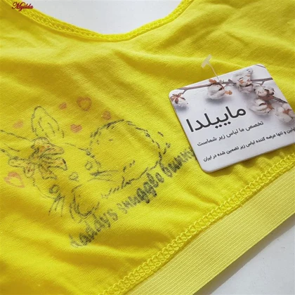 نیم‌تنه دخترانه مدل بدون پد کد 4686-1 بسته 3 عددی