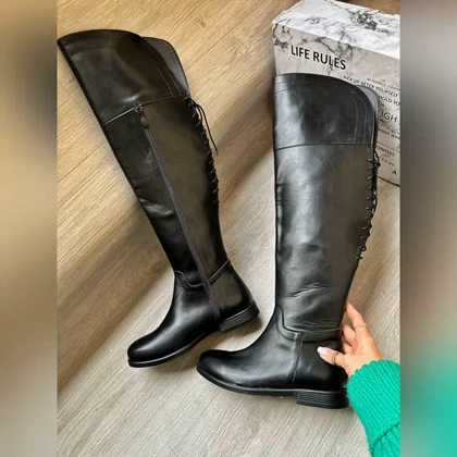 بوت بلند بالای زانوی پشت بندی _ 1313