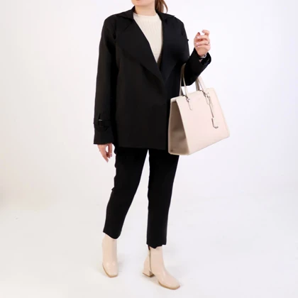 بارانی زنانه کوتاه زویا (Zuya) سین استایل