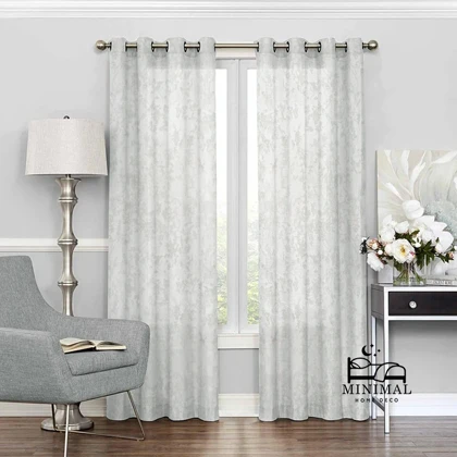 پرده آماده حریر کتان