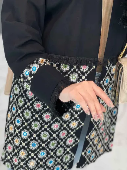 مانتو سنتی ریش دار