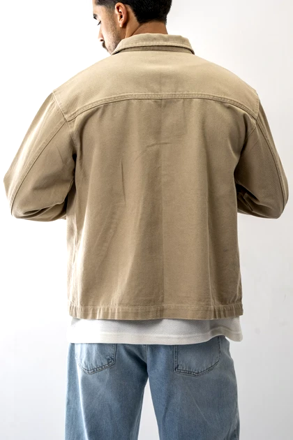 جکت جیب‌دار کتان مردانه