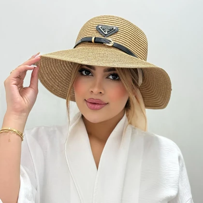 کلاه ساحلی اسپرت بند چرم