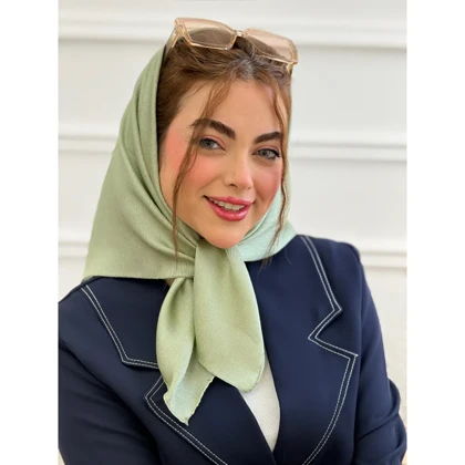 مینی اسکارف ساده نخ کریستال