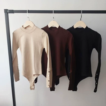 بادی آستین دکمه طرح زارا