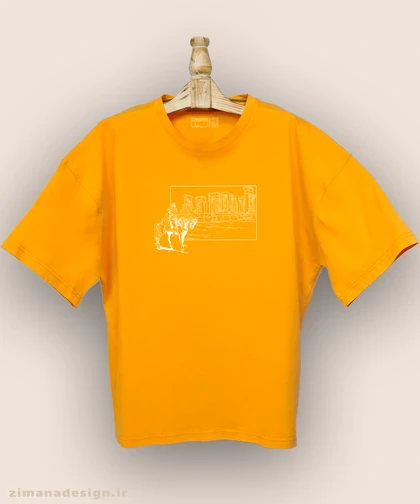 تیشرت لش مردانه و زنانه اصیل ایرانی طرح نگاه کوروش بزرگ