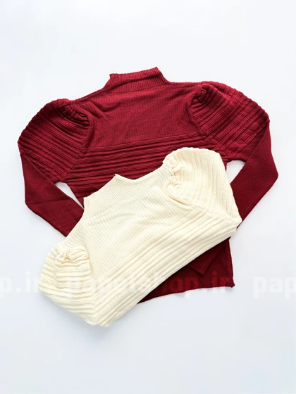 بلوز اسکی بافت گپ آستین بلند