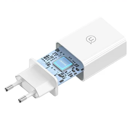 شارژر دیواری 18 وات یوسامز Usams مدل CC083 + SJ099 با کابل تایپ سی