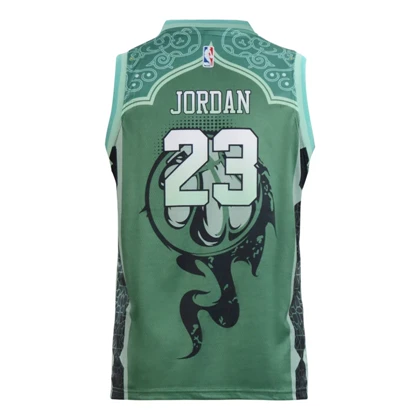 ست رکابی و شلوارک بسکتبالی شیکاگو بولز مدل Nike-DRI FIT-5B104 سبز