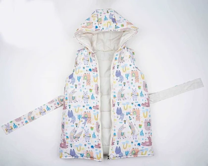 پافر دخترانه دورو طرح لاما