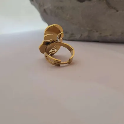 انگشتر استیل طرح چهره
