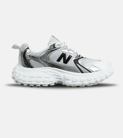 کفش کتانی مردانه و زنانه سفید طوسی مشکی NEW BALANCE 530 V02
