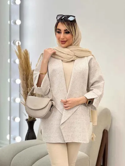 مانتو دو جیب نما پایین هلال