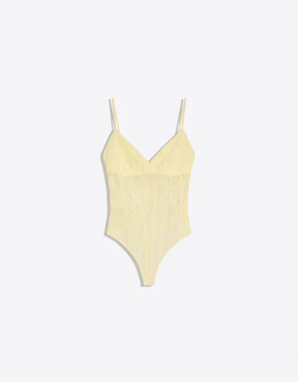 بادی بندی گیپور برشکا Bershka مدل Lace strap body