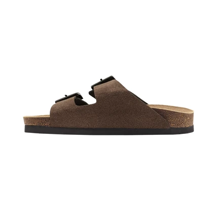 صندل دو بند زنانه مدل برکین_قهوه ای کد 1971