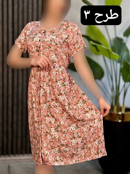 پیراهن نخی سلدا کد 1835