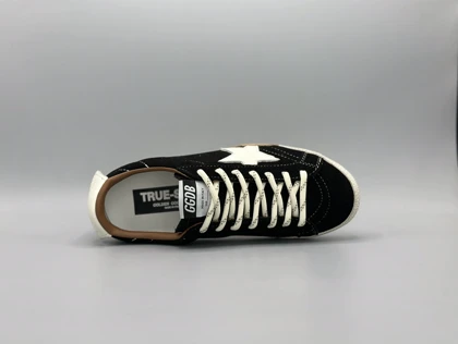 کتانی گلدن گوس ترو استار جیر مشکی قهوه ای/Golden goose True star
