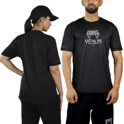 تیشرت اسپرت ونوم مدل HS-1157 مشکی