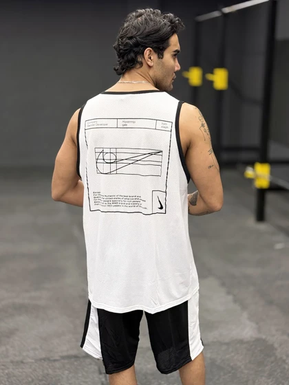 ست بسکتبالی نایک (Nike Just Do It) پارچه فلامنت طرح آجری (8 رنگ)